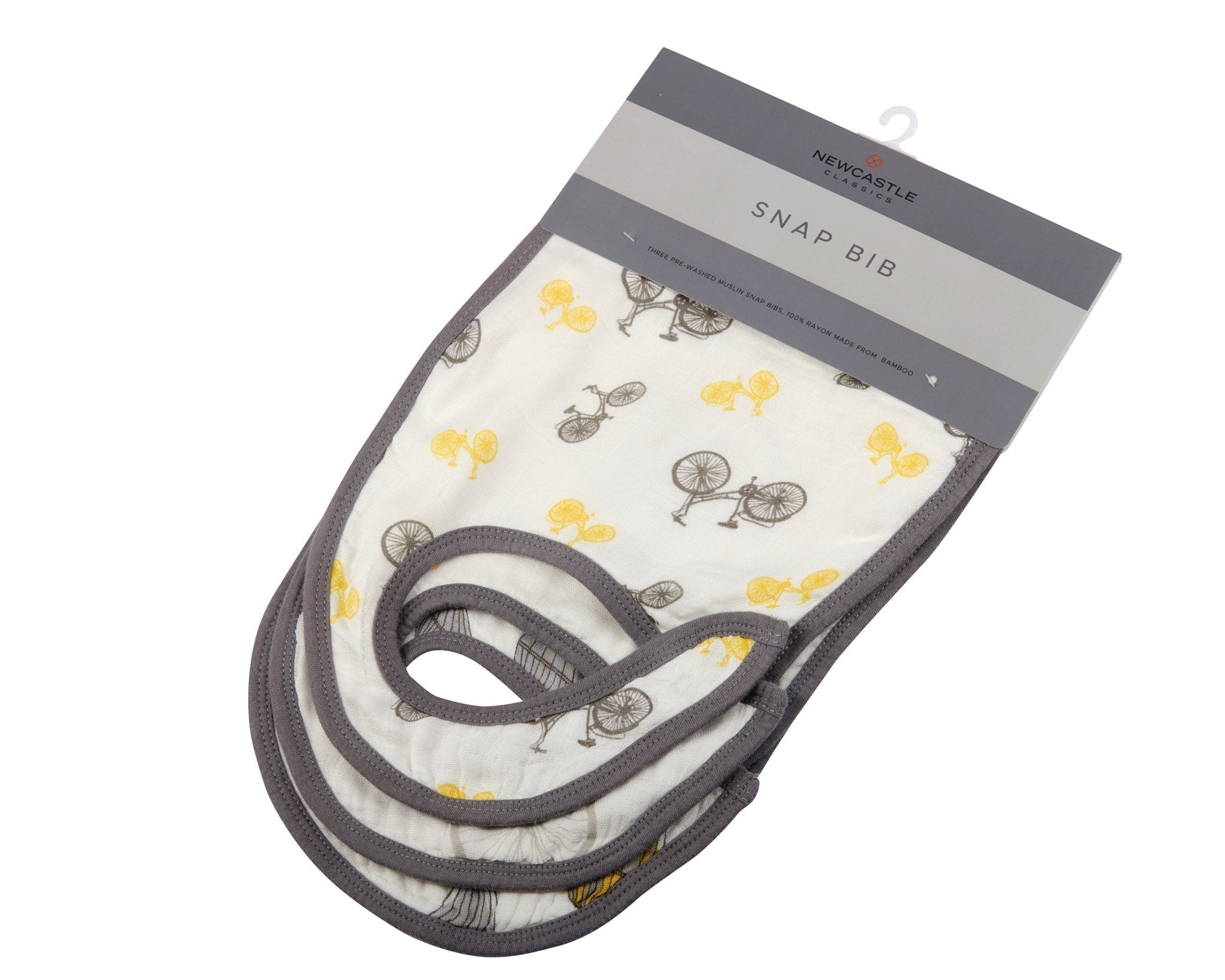 Bamboo Muslin Baby Bib Set (3-Pack, Soft & Absorbent)